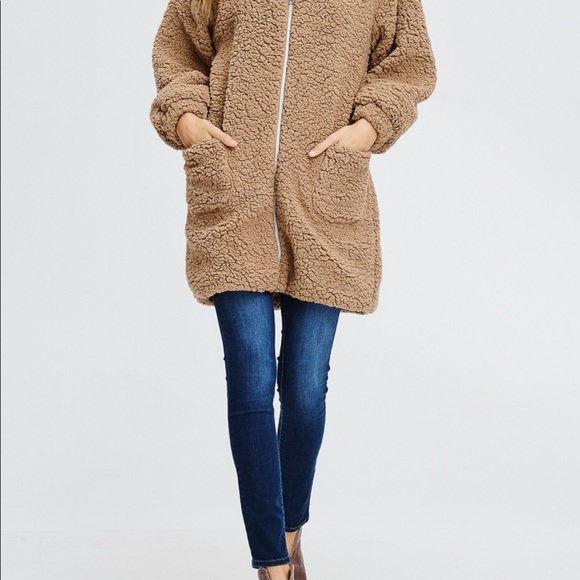 ✨LAST ONE ✨Small Teddy Bear Coat With Hood - Picture 5 of 8